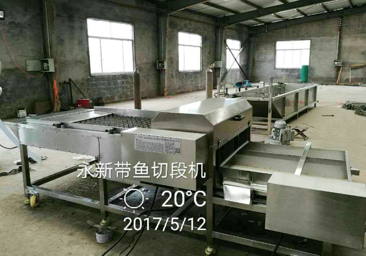 全自動帶魚切段機(jī)Automatic hairtail cutting machine